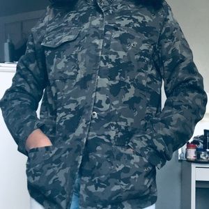 Camo utility jacket